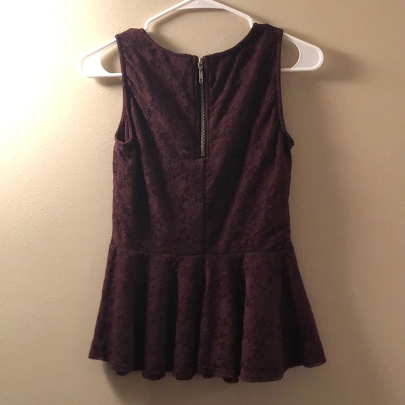 Plum Chic Lace Top - Picture 3 of 3